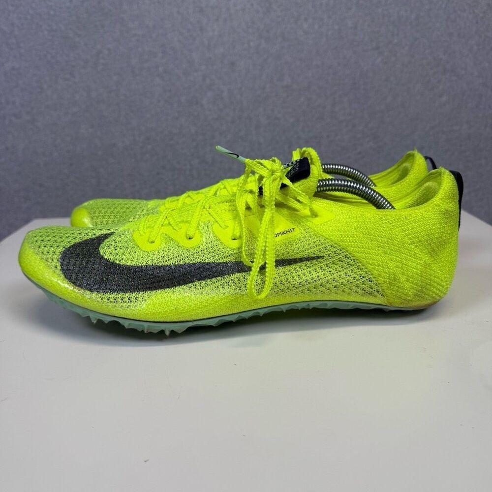 New Nike Zoom Superfly Elite 2 Track Cleats Men's Size 12.5 Green DR9923-700 - Picture 4 of 13